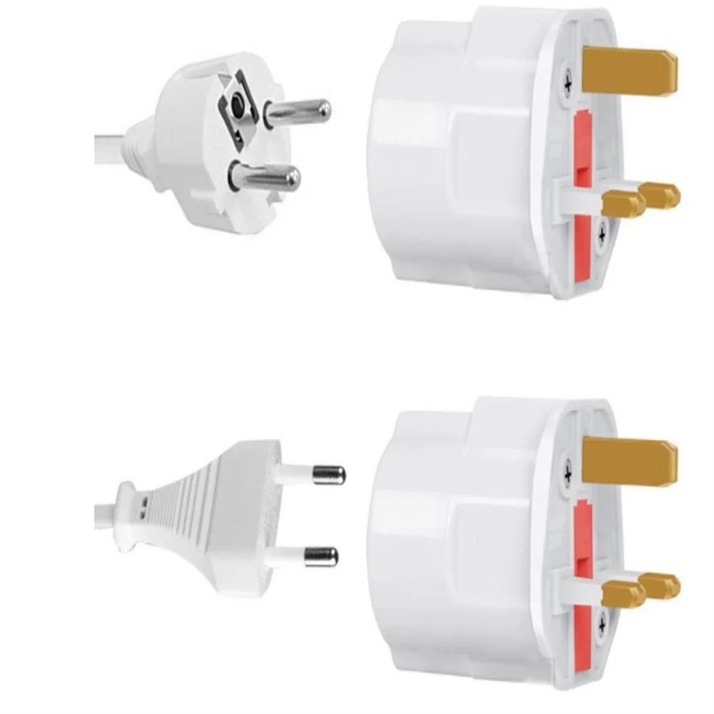 

3 Pin UK Standard To 2Pin EU Standard Adapters UK Conversion Plug European To British Plug Universal Adapter Travel Converter