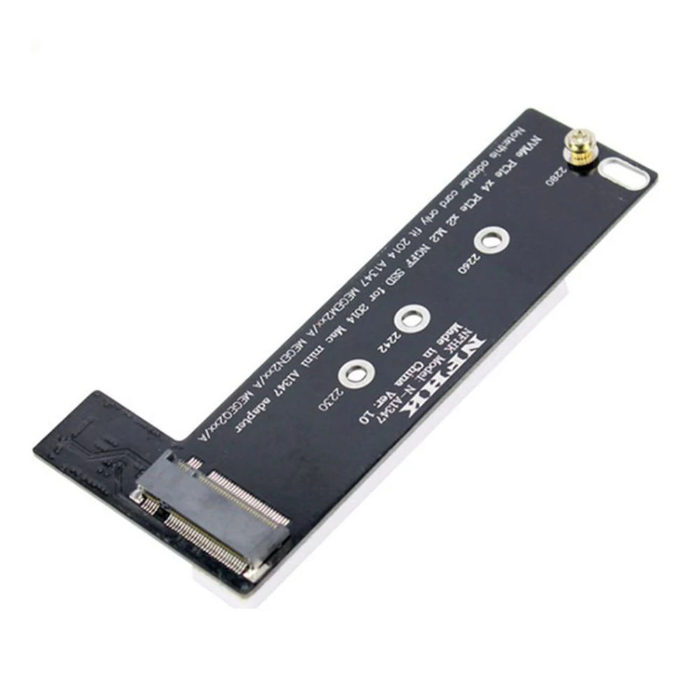 

M Key NVMe M2 SSD to for Mac Mini 2014 Late A1347 MEGEN2 MEGEM2 MEGEQ2 Adapter Card Computers Riser Converter for Apple