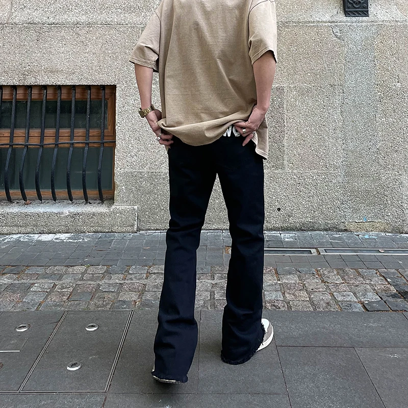 Four Seasons Men's Jeans Retro High Street Style Casual Straight Y2k Pants Loose Jeans Fashion Street Denim Style Ins Hot Sale