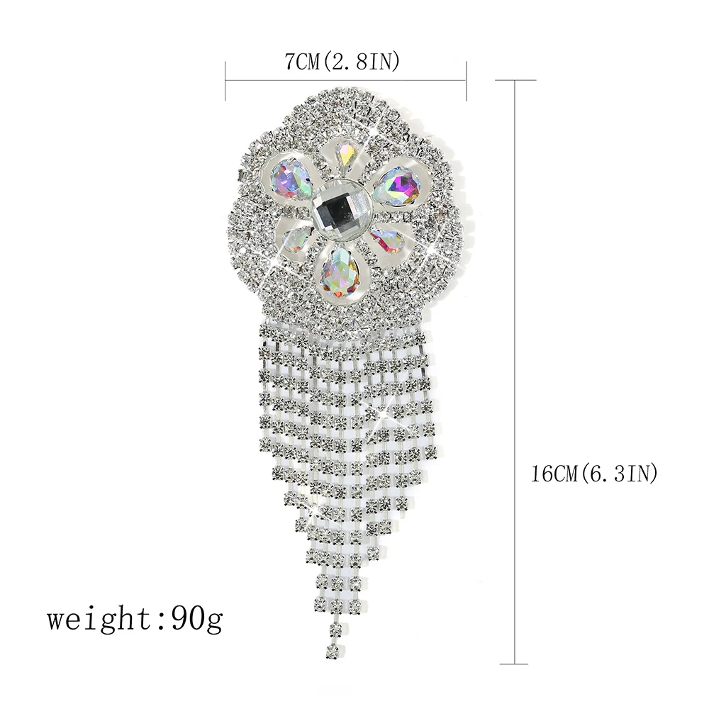 Fashion Women Metal Nipple Cover Sexy Rhinestone Tassel Nipple Pasties Reusable Breast Stickers Lift Up Intimates Accessories