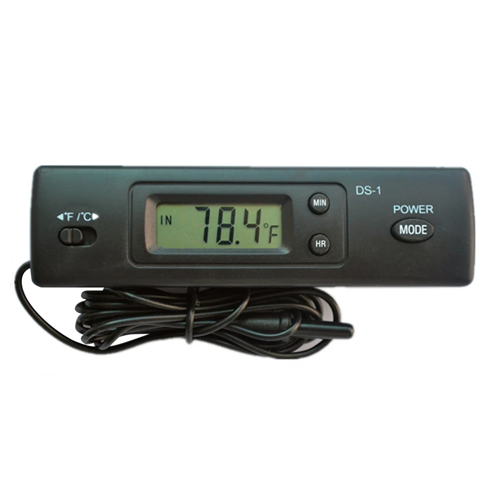 

Аквариумный светодиодный термометр с металлическим зондом, домашний энергосберегающий цифровой холодильник для воды и автомобиля, Электр...