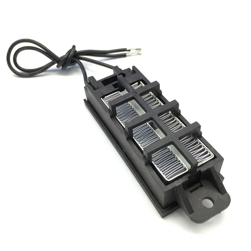 

1 Pcs Automatic Thermostat Ptc Heater With Stand Corrugated Strip Small Space Heating 50W 12V DIY Heating Tools