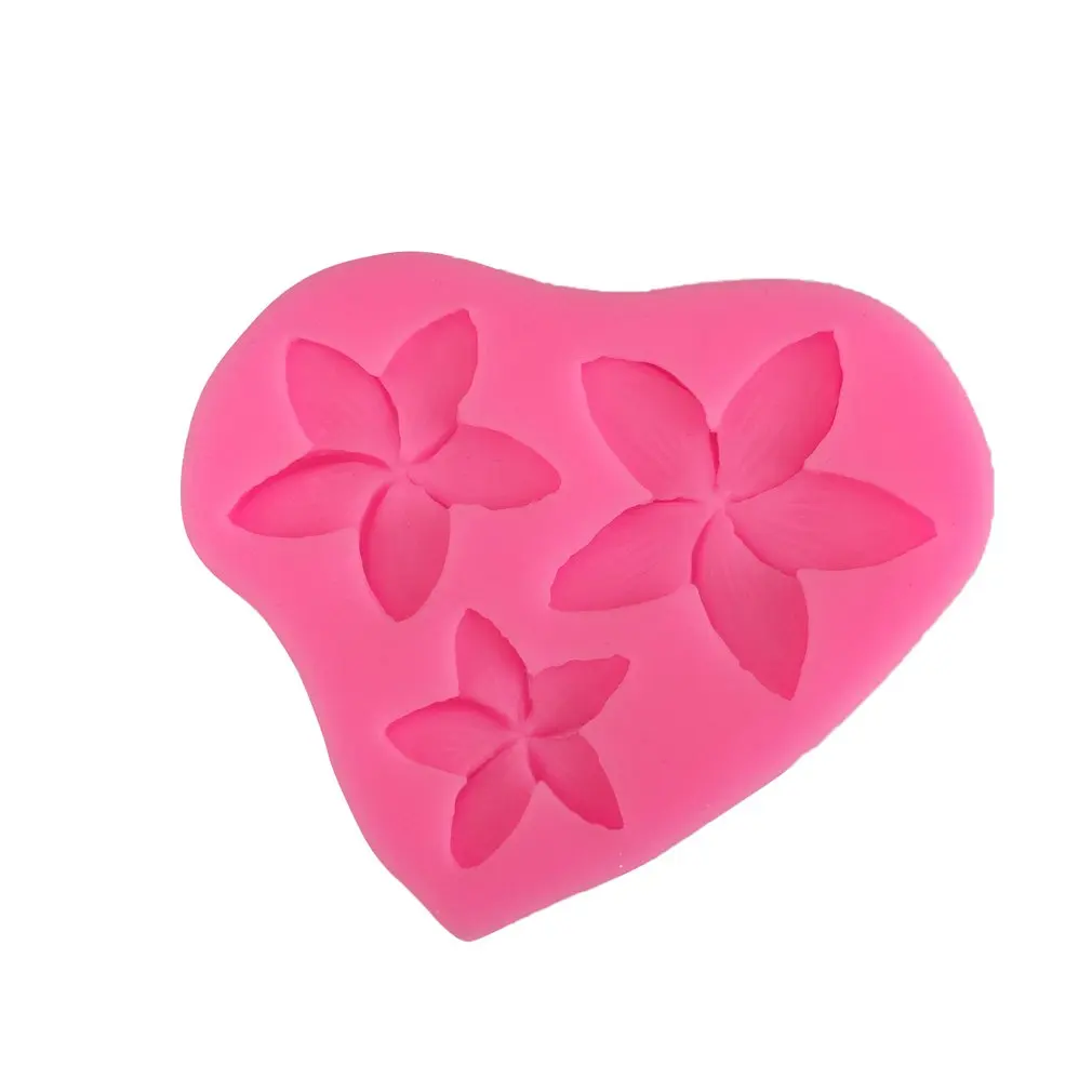 

Plumeria Flower Silicone Mold Frangipani Fondant Molds For Diy Chocolate Candy Pudding Gum Paste Cupcake Cake Topper