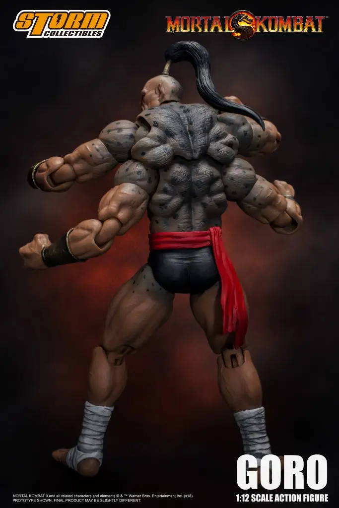 Фото 100% оригинальная коллекционная фигурка Storm Collectibles 1/12 Mortal Kombat VS Series Klassic Goro в наличии, аниме-фигурки, модели игрушек, подарки №4