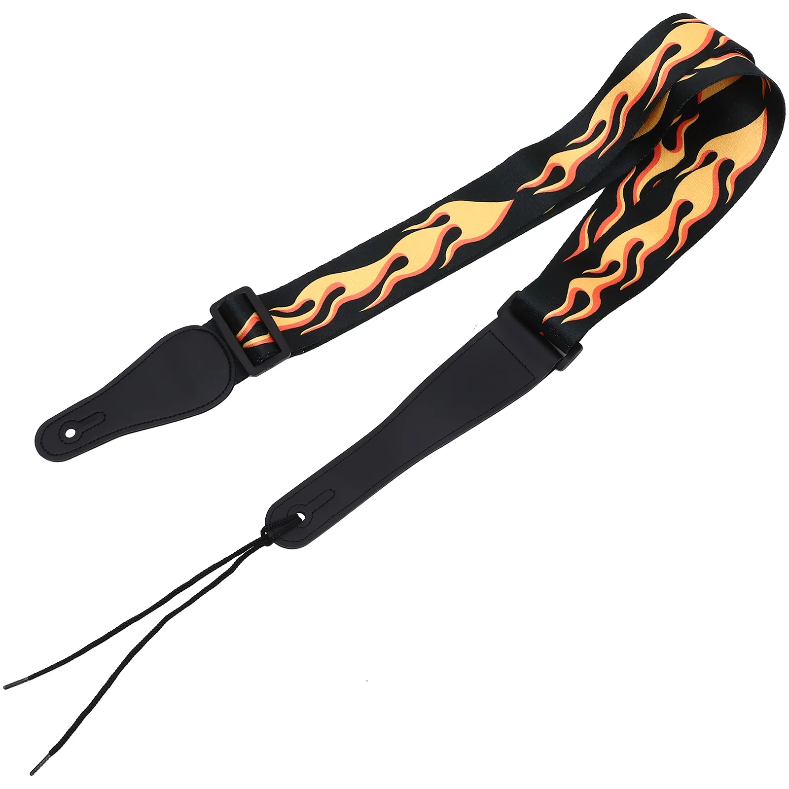 

Flame Guitar Strap Flaming Electric Bass Straps Acoustic Variety Men Decorative