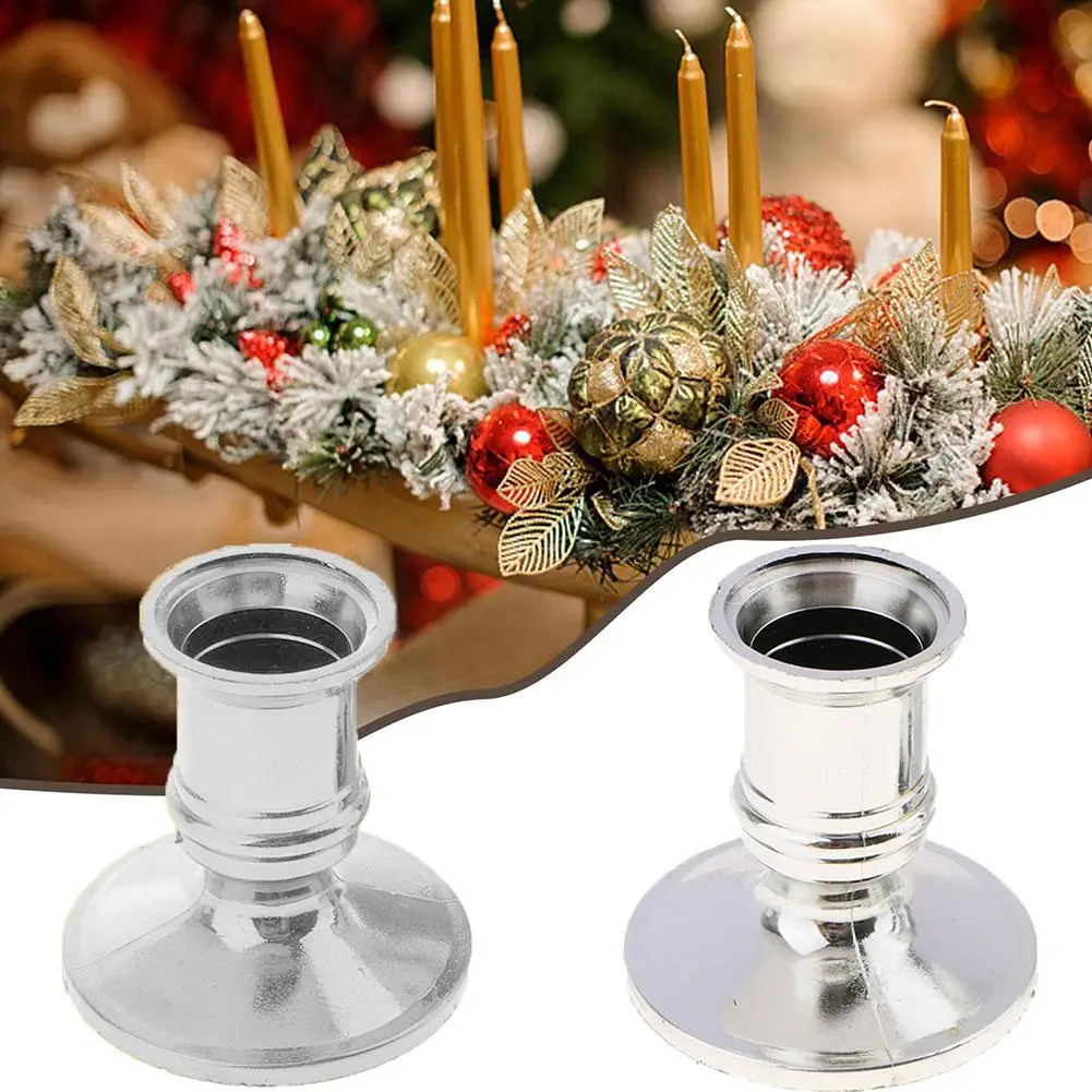 

Candle Lamp Base Silver Candlestick Mysterious Noble Religious 1 Church Sacred Durable Quality Wedding Pair Decoration Eleg B2E1