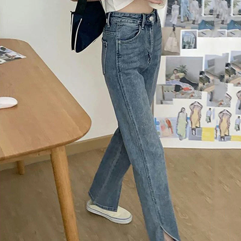 

Мешковатые женские джинсы с завышенной талией Y2k, джинсовые брюки свободного покроя, модная модель 2022, повседневные женские джинсы для мам, ...