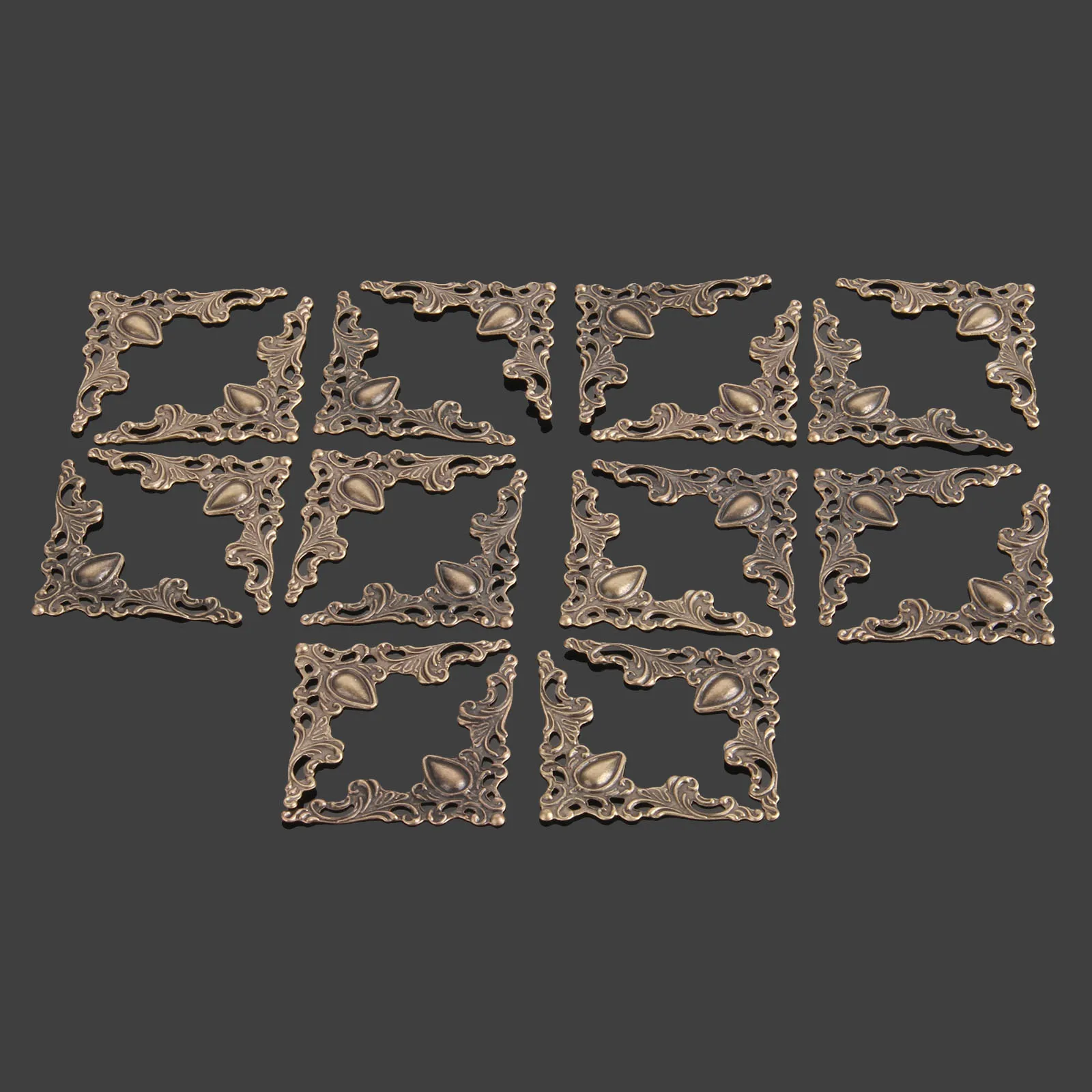 

Угловые кронштейны для шкатулок из дерева 20 шт.