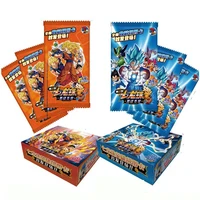 dragon ball series 2 limited edition anime figures hero card son goku super saiyan vegeta iv bronzing barrage flash cards