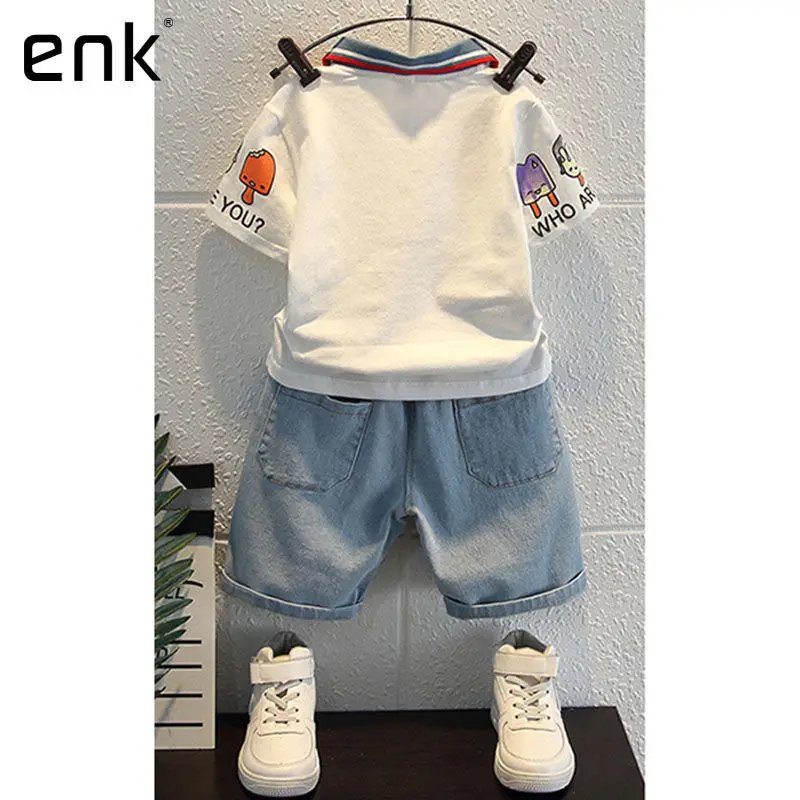 Boys' Suit 2022 Summer Thin Children's Clothing Handsome Baby Short-Sleeved Clothes Children's Casual Summer Clothes