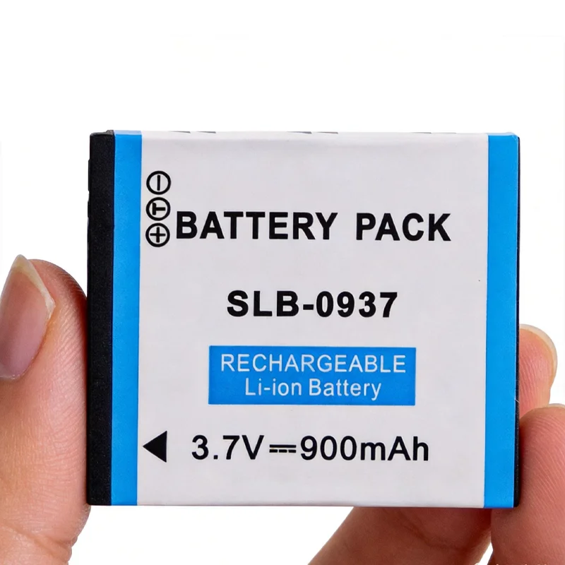 Фото Аккумулятор Li-ion SLB 0937 3.7V 900mAh высокой емкости для камер Samsung I8 L730 L830 NV33 NV4 PL10 ST10, долговечный и безопасный. №4