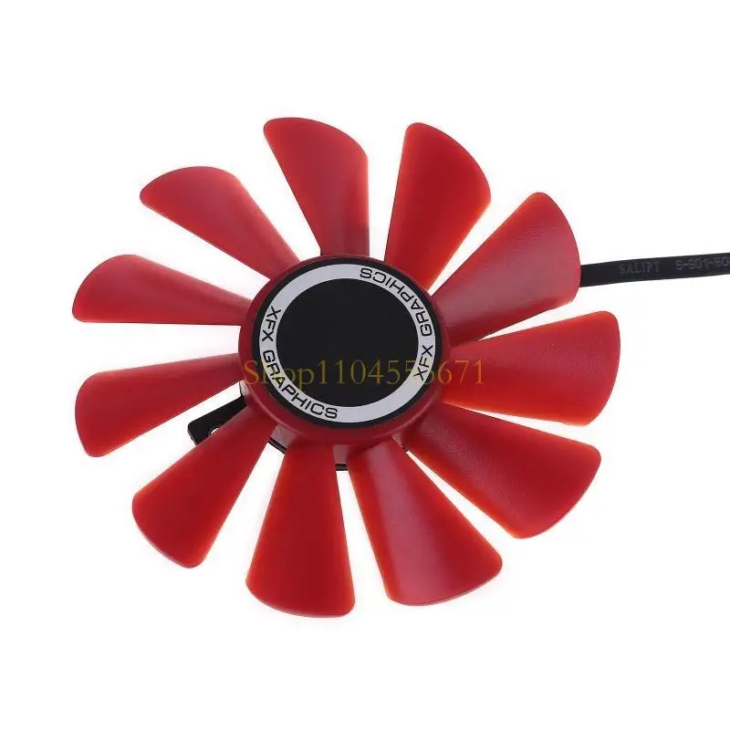 Фото Бестселлер 2PCS 85 мм RX-570-RS RX-580-RS FD10U12S9-C вентилятор для XFX RX470 RX570 RX580 №3