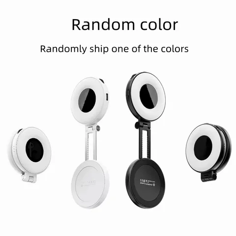 BSLIUFANG для магнитных мобильных телефонов, светильник CRI 95+, для видеоблогов, живойestream, двухцветный флип-заполняющий светильник, подходит