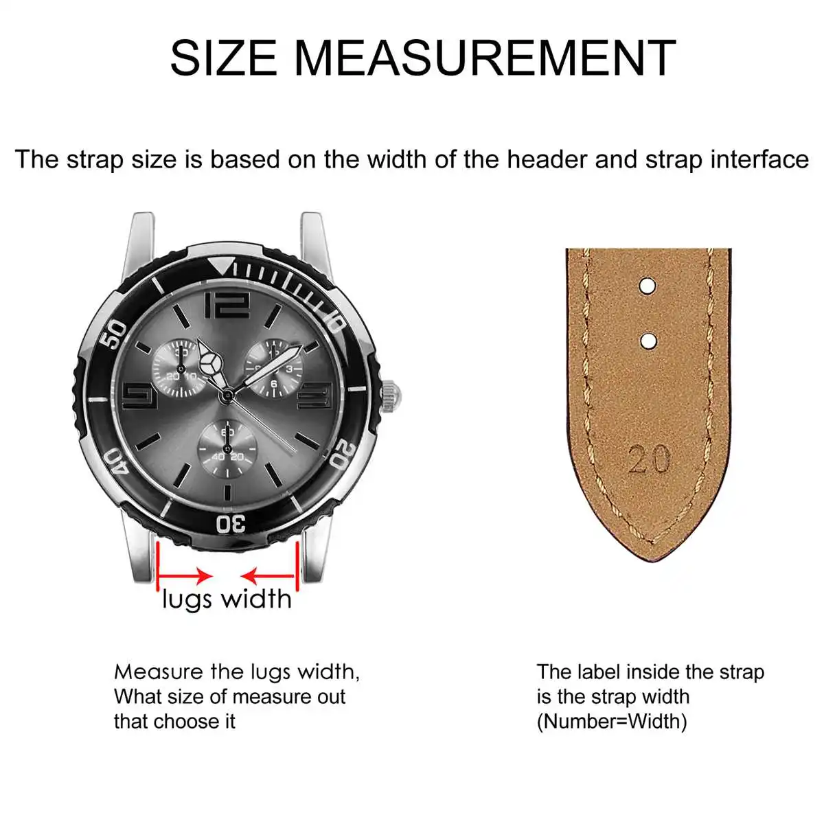 BISONSTRAP Watch Band 14mm 15mm 19mm 20mm 22mm 23mm 24mm Crazy Horse Leather Watch Strap Vintage Replacement Belt Gold Buckle