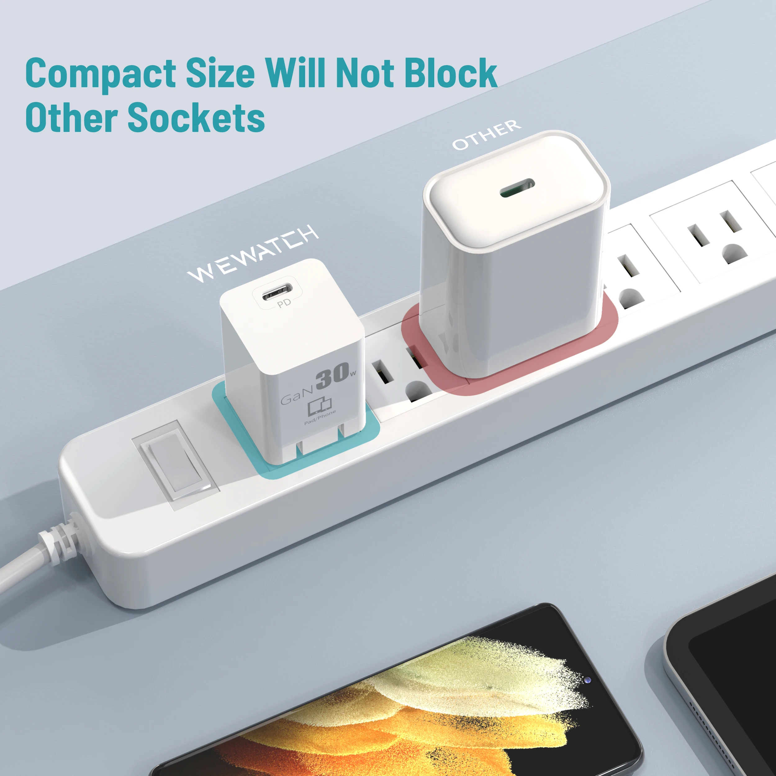 Устройство зарядное сетевое складное 30 Вт USB Type C PD 3 0 |