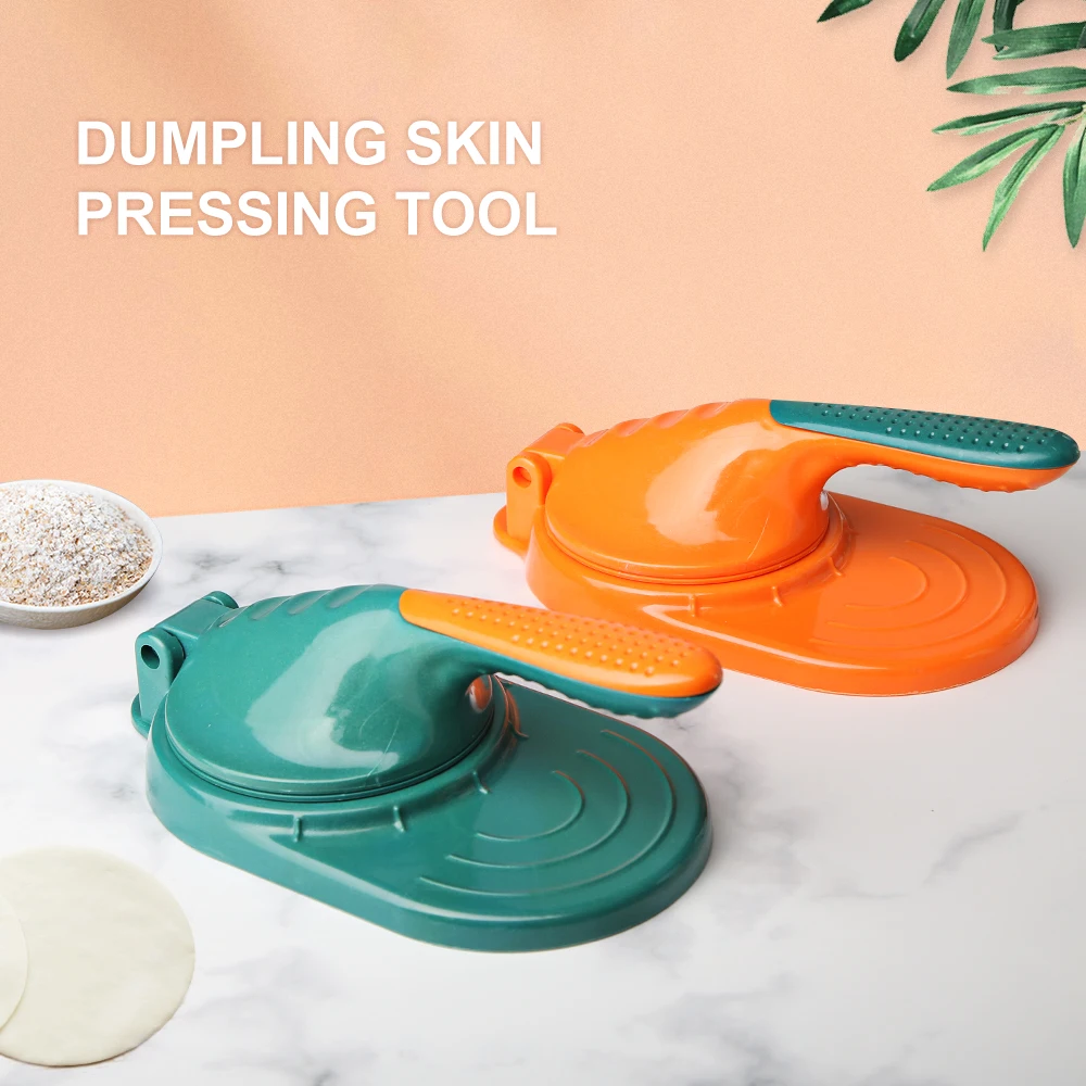

Dumpling Skin Artifact DIY Dumpling Maker Manual Wrapper Making Plastic Mold Dough Pressing Tool Kitchen Baking Accessories