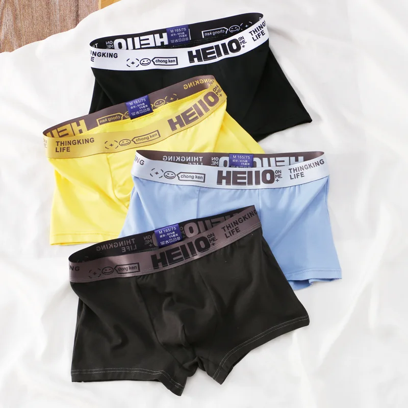 3pcs/Set Boxer Underwear Men Antibacterial Boxers Cotton Mens BoxerShorts Men's Panties Breathable Sexy Printed Underpants M-3XL