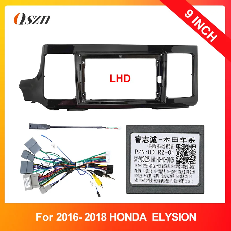 9-дюймовый автомобильный DVD-стерео-радиоприемник LHD для HONDA ELYSION 2016- 2018 панель