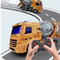 rc truck toy designed for boys 2 4ghz radio controlled construction vehicle mini remote control engineering car give kid gift