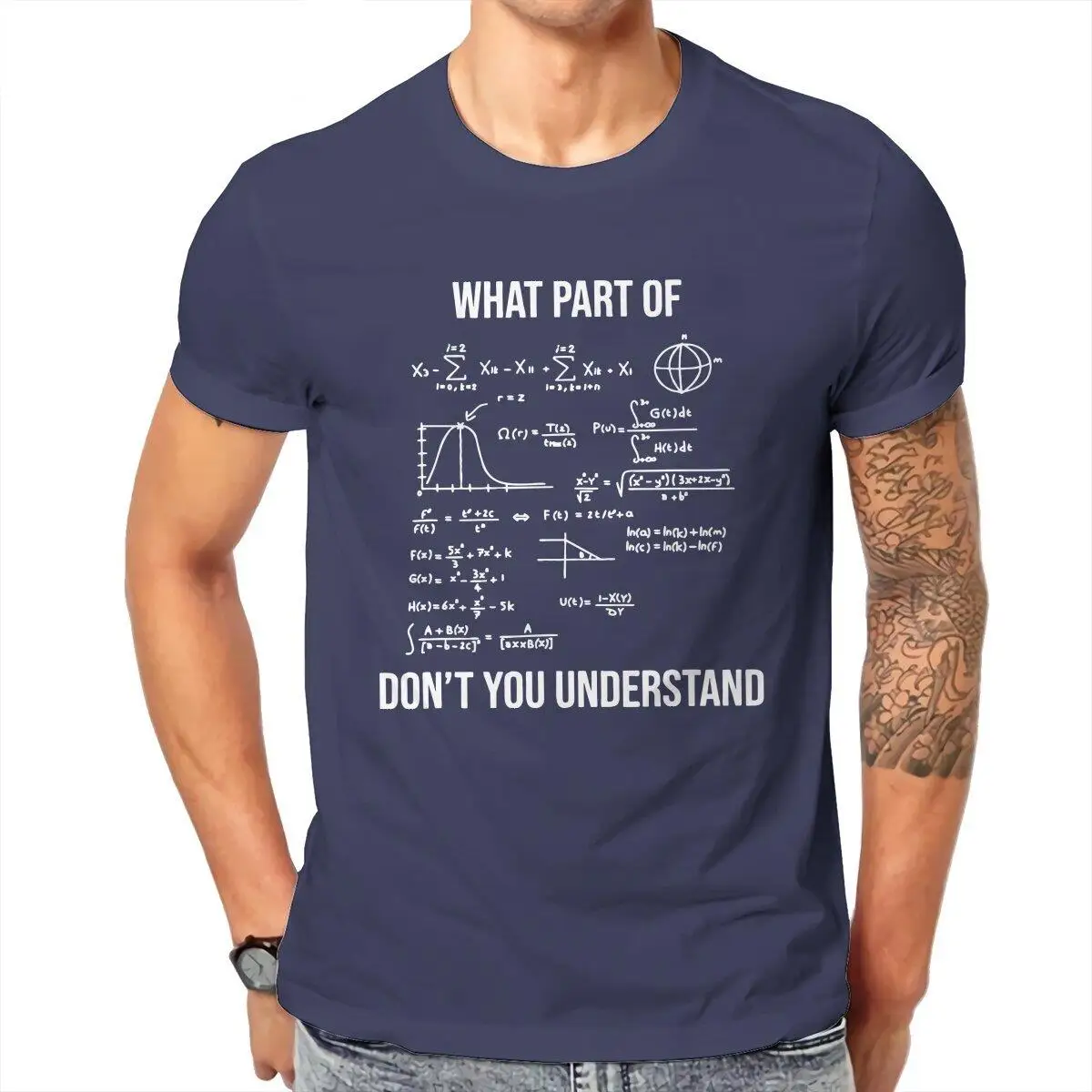 What Part Of Funny Mechanical Engineer Mathematician T Shirt Men's  Cotton Novelty T-Shirts Tees Clothing Graphic Printed