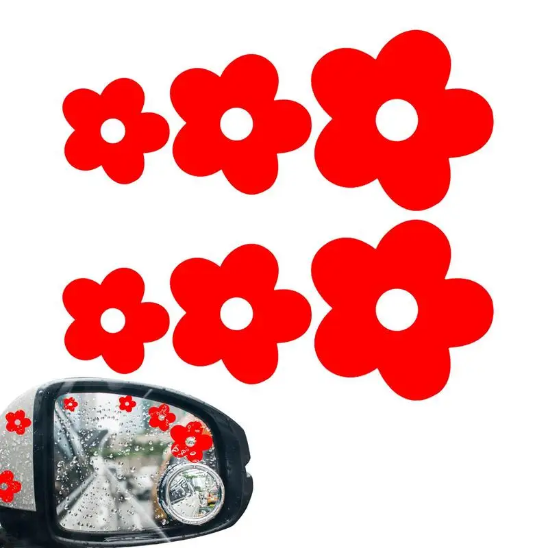

Flower Car Decals PET Flower Cars Decals Anti-UV Decorative Water Proof Self-Adhesive Sticker Ornaments For Bumper SUV Window