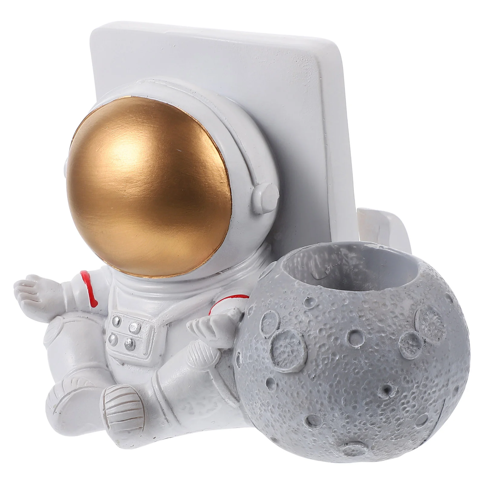 

Pen Cups Novelty Pen Cups Crafts Astronaut Party Supplies Makeup Brush Orgnaizer Resin Car Dashboard Decorations Office