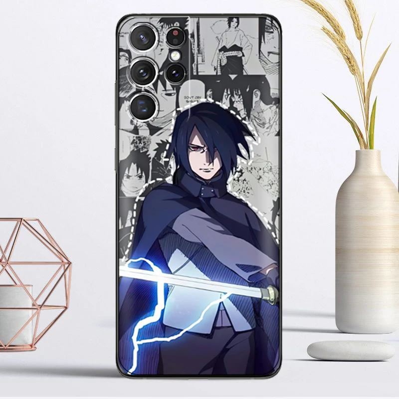

Japan NARUTO Spain Phone Case For Samsung Galaxy S22 S21 S20 Ultra FE 5G S22 S10 10E S9 Plus Black Back Silicone Cover Funda