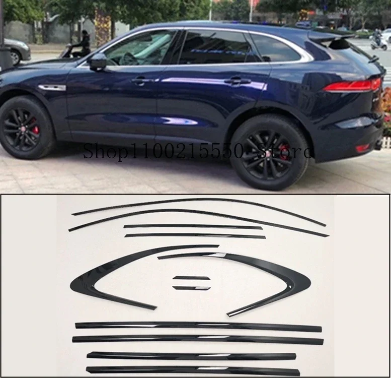 Накладка на порог окна для Jaguar F-Pace 2016 2017 2018 2019 2020 2021 2022 2023 стальная полоса литья