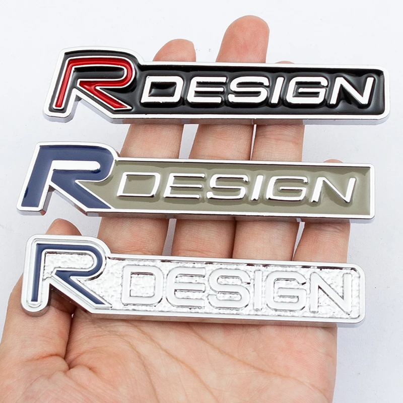 

R design 3D Car Styling Sticker Badge Emblem For Volvo Rdesign S40 S60 S80 C30 S90 XC40 XC60 XC90 V40 V50 V60 V90 Accessories