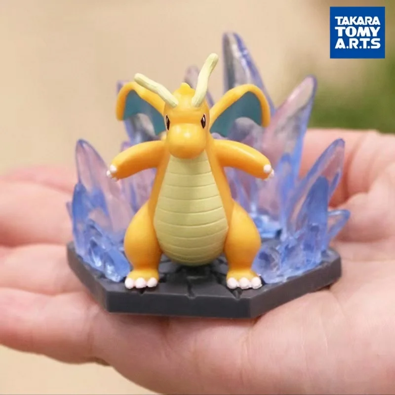 Фото Коллекционная фигурка-диорама Takara Tomy Pokemon Gashapon: Битва Тьмы и Драконов (Абсол, Драгонайт, Иви) – Декоративное украшение для демонстрации №4