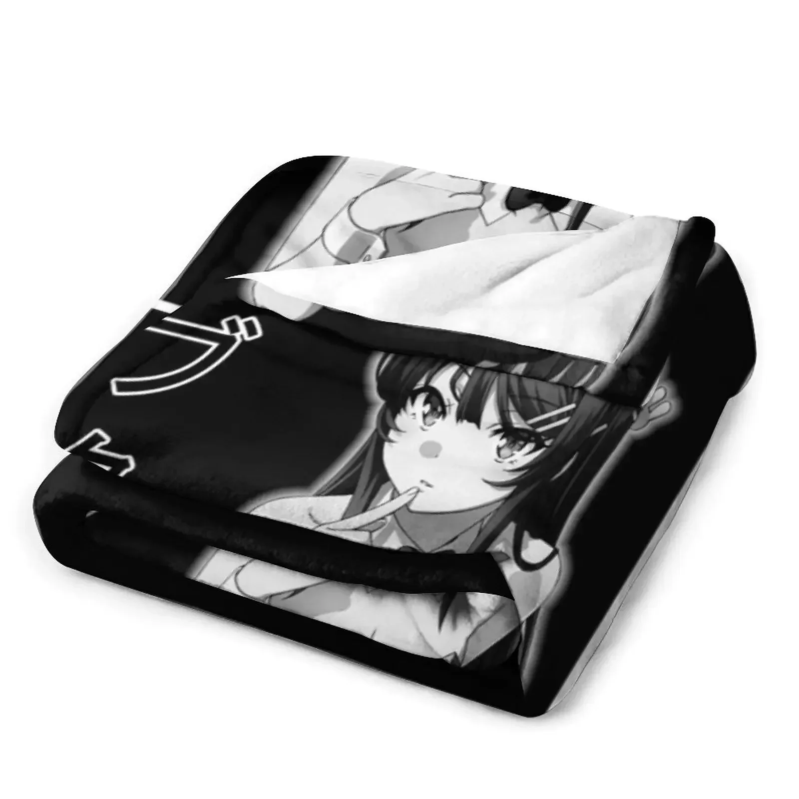 Плед Mai Senpai туристическое одеяло манга плюшевые одеяла