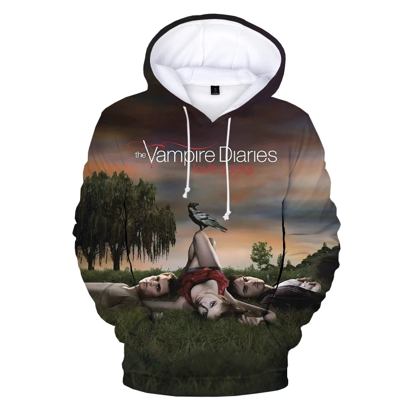 

Trendy The Vampire Diaries 3D print Hoodies Sweatshirts Boys/Girls Popular Sweatshirt Adult Child Streetwear Pullovers Tops