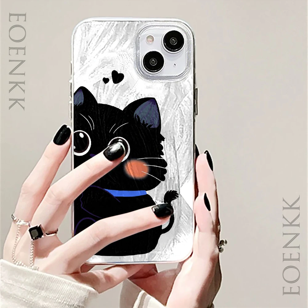 Чехол для Телефона iPhone 12 13 16 11 14 15Pro Max XS X XR 8 15 7Plus SE 2022 милый мягкий чехол с