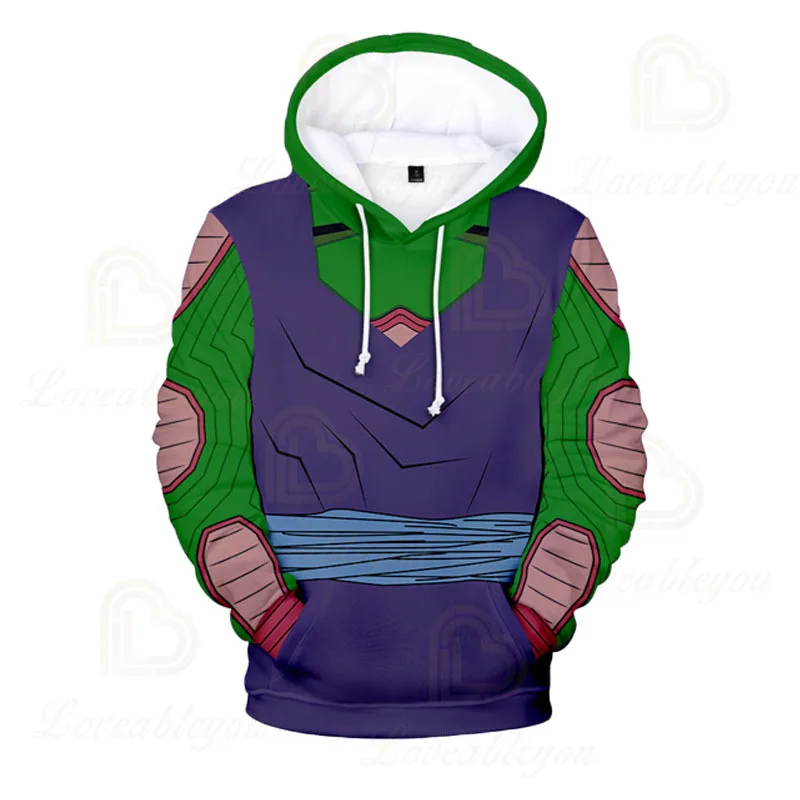 Anime Hoodie Sweatshirt 3D Newest Printing Gokus Pocket Hoodies Men/Women/Kids Size Cosplay Streetwear