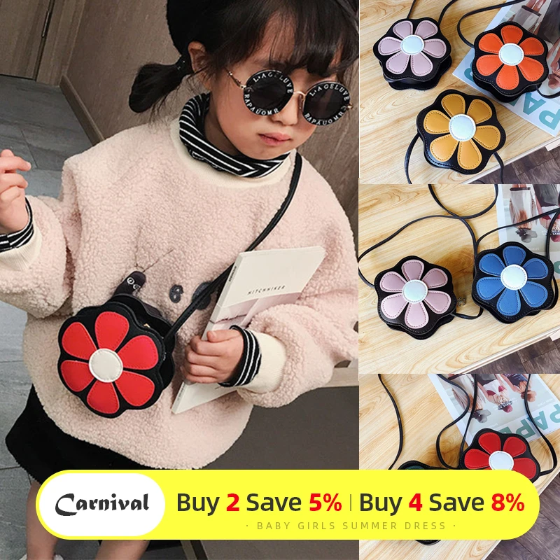 

Детские рюкзаки для девочек, модные милые кошельки в форме цветка, красивая сумка через плечо для маленьких девочек, сумка-мессенджер, новин...