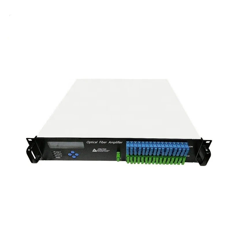 

hot sale network 32 ports 22dBm catv WDM edfa optical amplifier with wdm