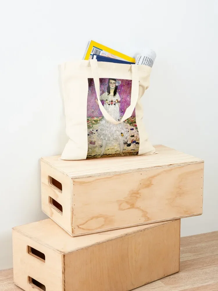 Густава Климта Портрет Mada Primavesi Art Nouveau Символизм Большая сумка женская Холщовая