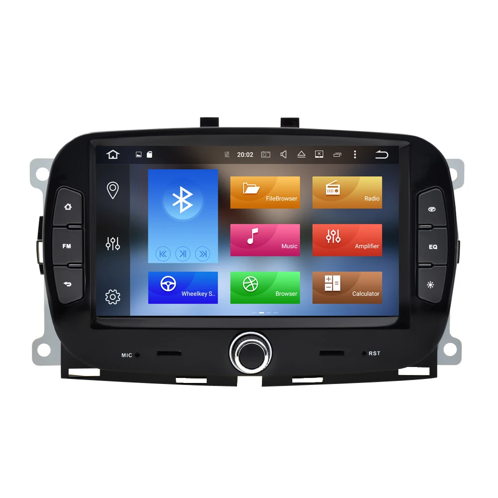 

Автомобильный мультимедийный плеер Leshida, 7 дюймов, 2 din, Android, Wi-Fi, навигация, GPS, Fiat, автомобильный стерео плеер для Fiat 500 2016-2019