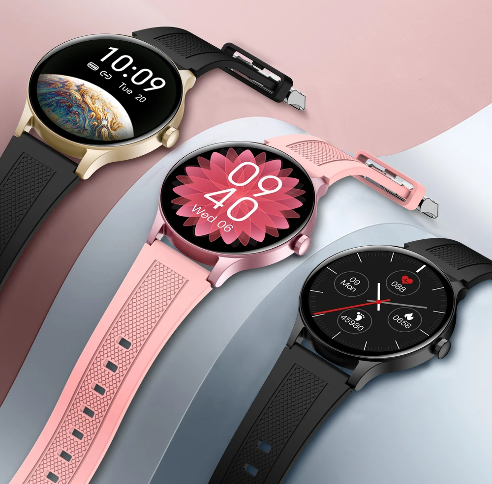 Men Smart Watch NY20 Sports Fitness Tracker Heart Rate Blood Pressure Oxygen Monitoring Women Smartwatch Clock