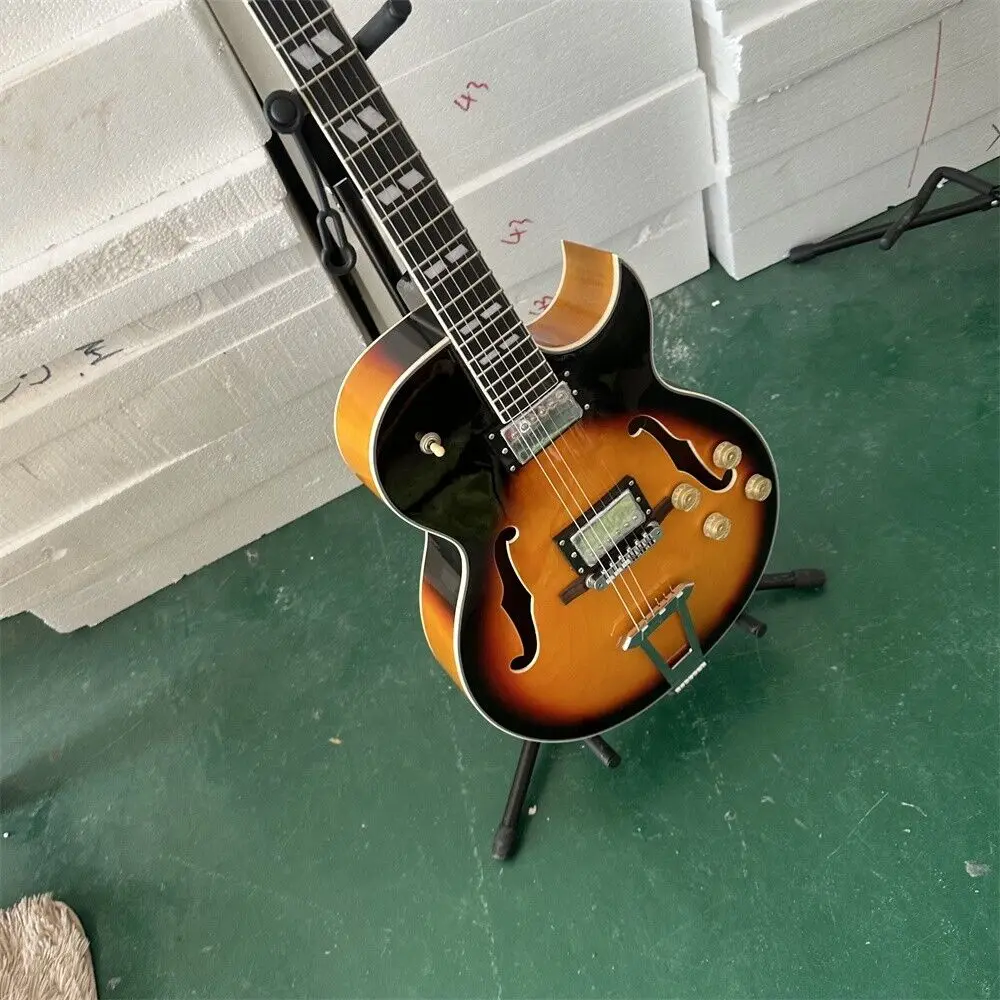 

China sunset jazz style hollow electric guitar