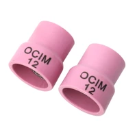 2pcs ceramic solder cups 12 ceramic shield cup suitable for all wp 92025 series air cooled welding torch