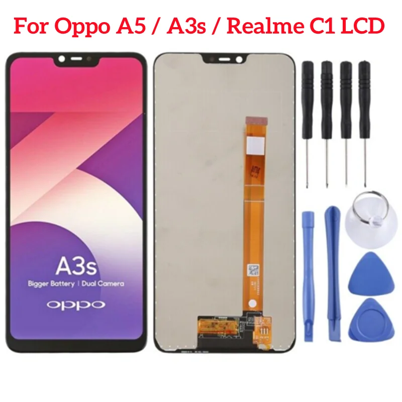 

for Oppo A5 LCD / For Oppo A3S LCD Cph1803, for realme c1 LCD