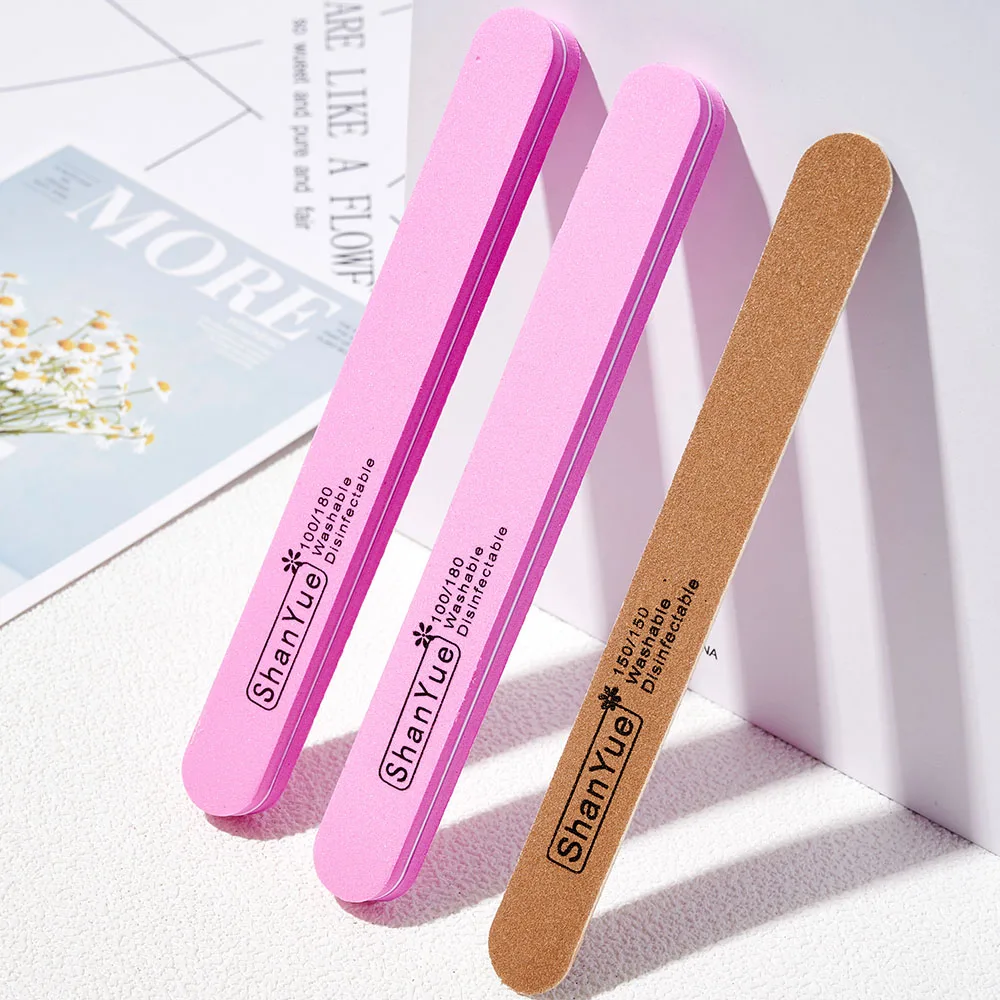 

10/50 Pcs Rough Nail File Heavy Duty Files for Acrylic/ Natural Emery Boards Nails trong Finger Coarse Home and Salon Filler #*&