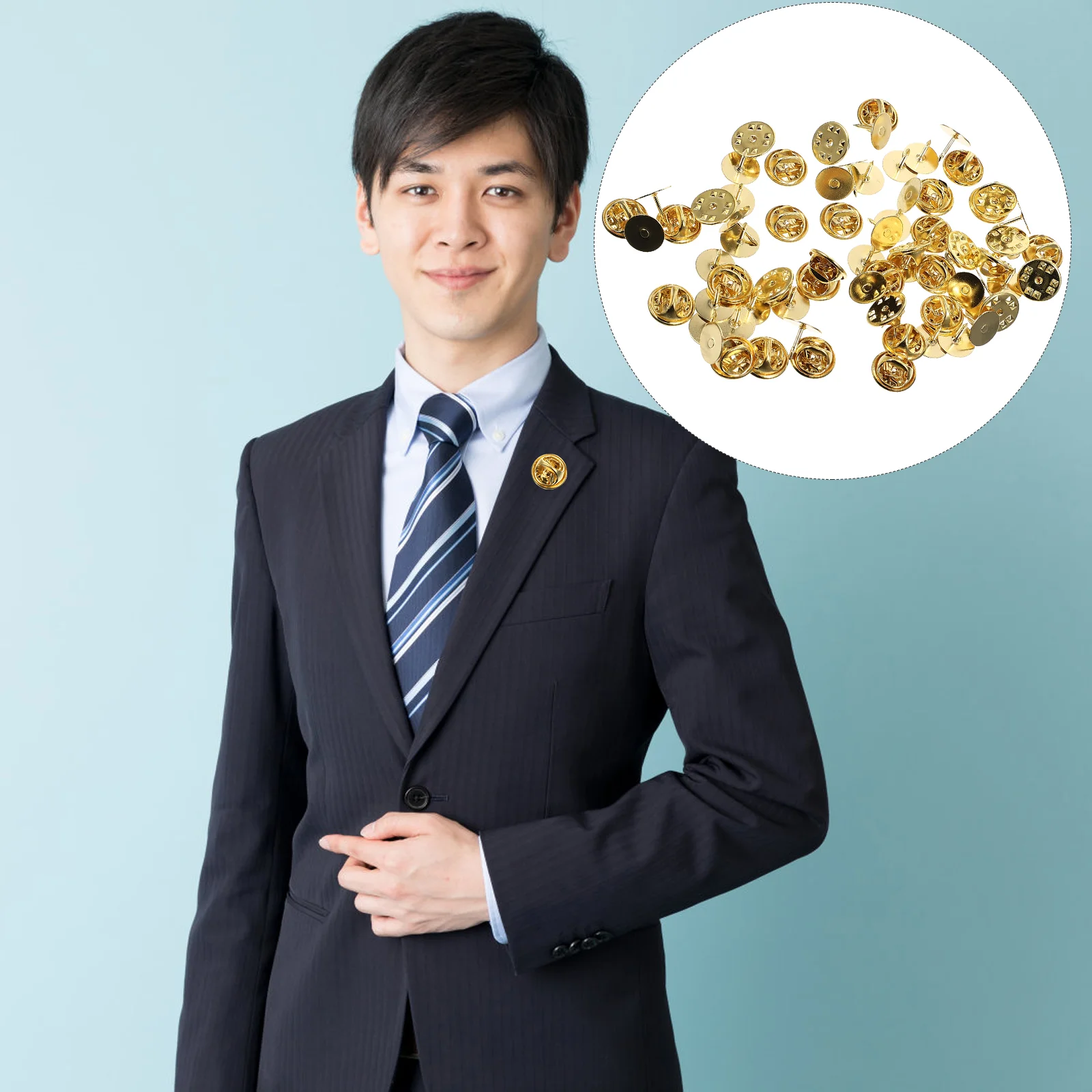 

Pin Back Replacement Butterfly Needle Professional Backpack Locking Backs Enamel Pins