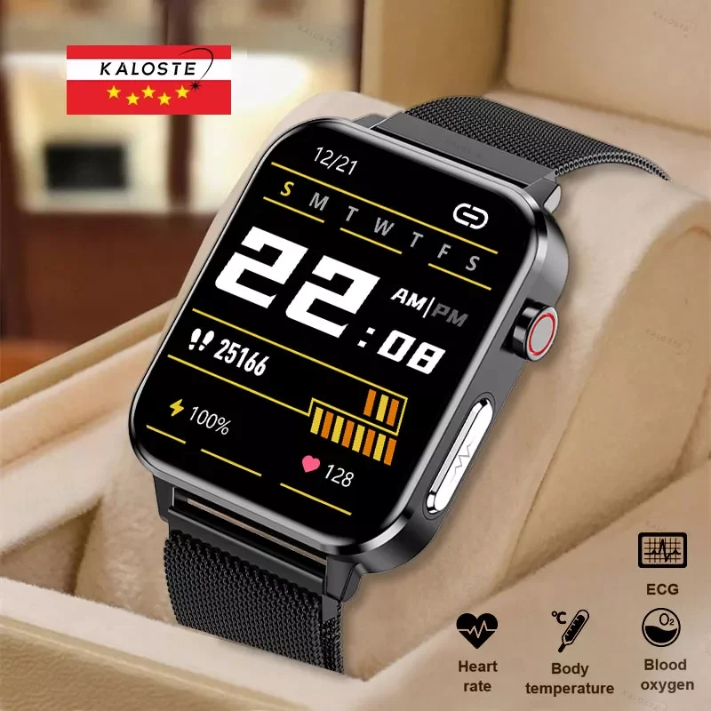 

2022 Sport Smart Watches Men With Body Temperature ECG Heart Rate Blood Pressure Monitor Health Smartwatch Women For Android ios