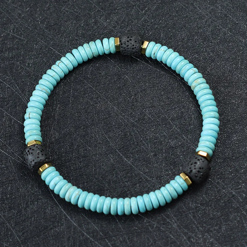 Модный мужской браслет из натурального камня и бусин Тигровый глаз 8 мм