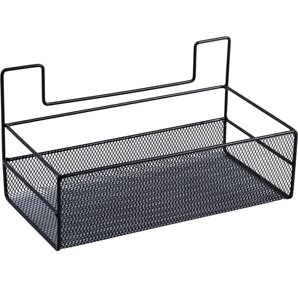 

Hanging Organizer Wall Holder Wire Mounted File Pantry Kitchen Shampoo Farmhouse Shelves Towel Bathroom Bin Tray Basket Metal