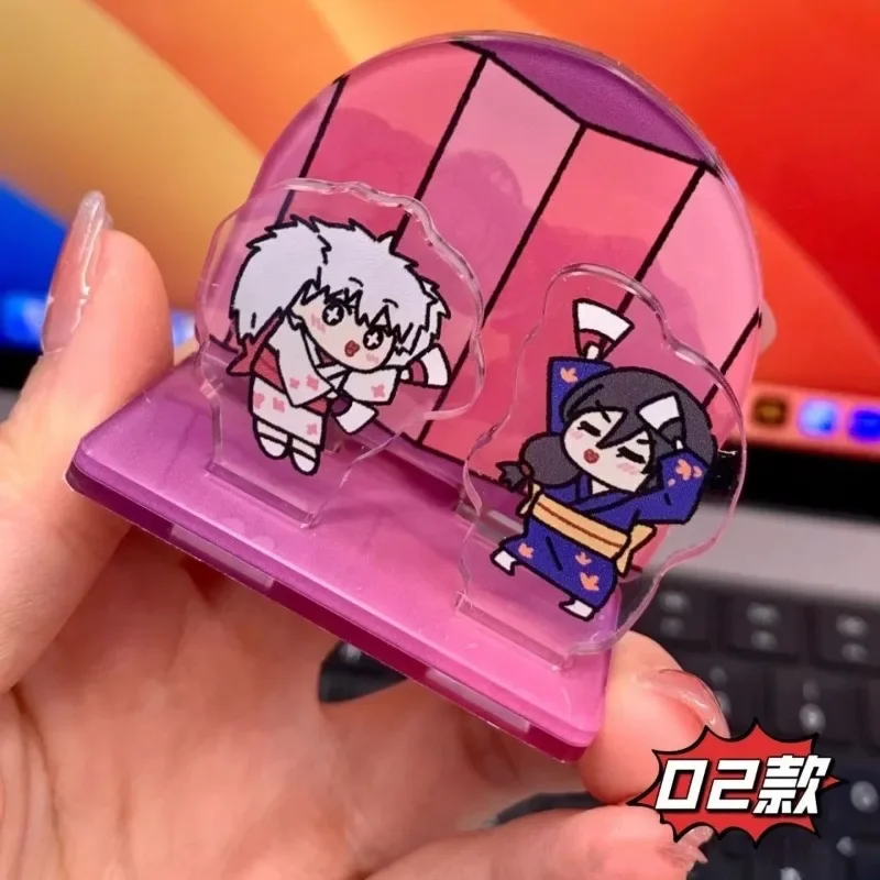 GINTAMA аниме акриловая подставка модель тарелка декор стола стоячая Саката Гинтоки