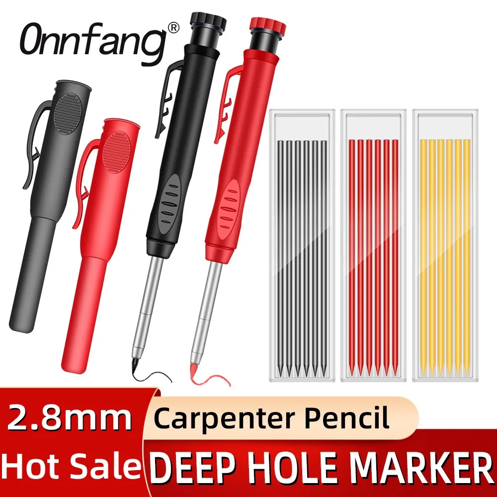 Solid Carpenter Pencil Scriber Refill Carpenter Scriber 2.8m