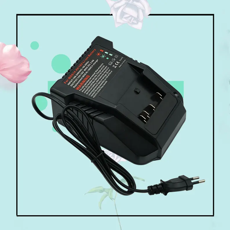 

Upgraded 3A lithium ion battery charger for Bosch 14.4V 18V bat609g bat618g bat609 al1860cv al1814cv al1820cv
